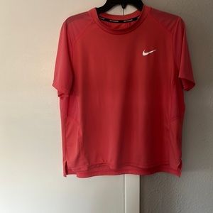 Nike dry-fit running tee shirt  like new salmon color
